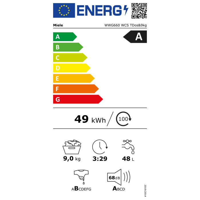 Pračka MIELE WWG660 WCS TDos - rozbalená